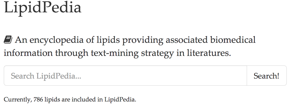 Lipidpedia web